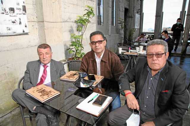 Juan Manuel Morales Parra, Diego Garzón Marulanda y Rubén Darío Quintero.