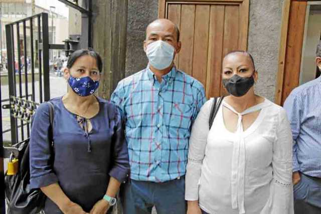 Luz Stella Barreto Valencia, Julio César Rincón García y Alba Nidia González Cardona.
