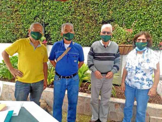 Fernando Marín, Carlos Osorno, Efrain Martínez, Marta María Páramo.