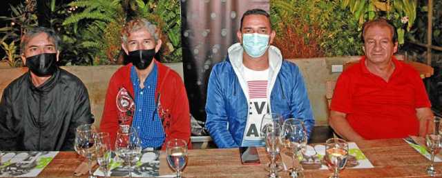 Pedro León Mejía Nariño, Maycol Carapz Craz, Jaime Alberto Osorio Mejía y Melquisedec Flórez Pérez.