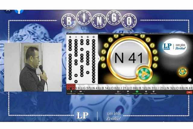 El bingo se transmitió por la cuenta de Facebook LA PATRIA Manizales y lo presentó Juan Alberto Arias.