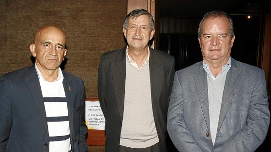 Duván Emilio Ramírez Ospina, Bernardo Mejía y Nicolas Restrepo.