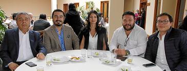 Carlos Arturo Guarín, Juan David Guarín, Mariana Montoya, Daniel Robledo y Nicolás Robledo.