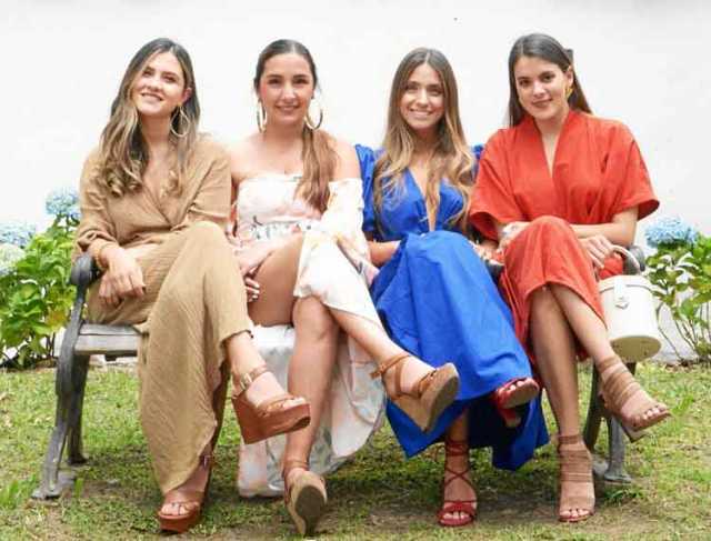 Linda Osorio, Laura Rivera, Manuela Ramírez y Daniela Padilla.