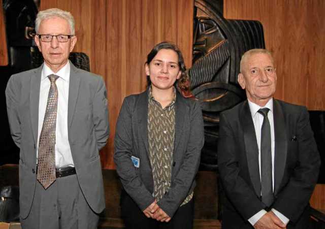 Diego María Arias, Mariana Botero y José Luis Álvarez.