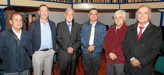 Javier Sánchez Carmona, Germán Ocampo Correa, Óscar Gaviria Valencia, Angel María Ocampo Cardona, Fabio Vélez Correa y Albeiro V