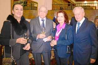 Olga Rivas de Echeverri, Néstor Buitrago Trujillo, Ruby Jaramillo Botero y Alberto Sanín Salazar.