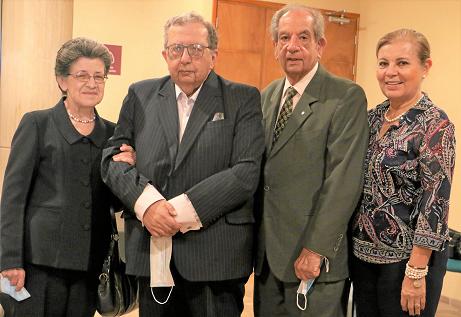 María Lucía Arbeláez de Raad, Jorge Raad Aljure, Antonio Raad Aljure y Gloria Inés Garay de Raad.