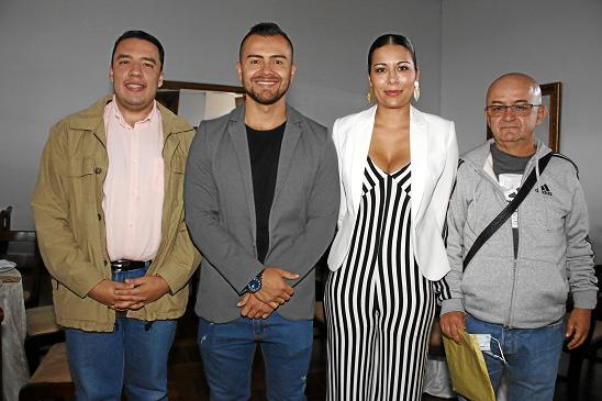 Miguel Hoyos, Yamid Quiceno, Yazmín Agudelo Salazar,y Josué Jaramillo.