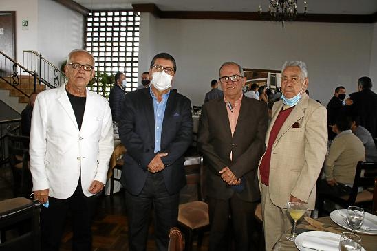 Argemiro Idárraga Arango, Luis Roberto Rivas, Gerente industria licorera de Caldas, Jose Miguel Alzate, Fabio Corrales García. 