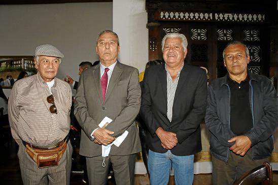 Guillermo Botero, Germán Ríos Martínez, Jaime Gomez y Carlos Alampe Valencia 