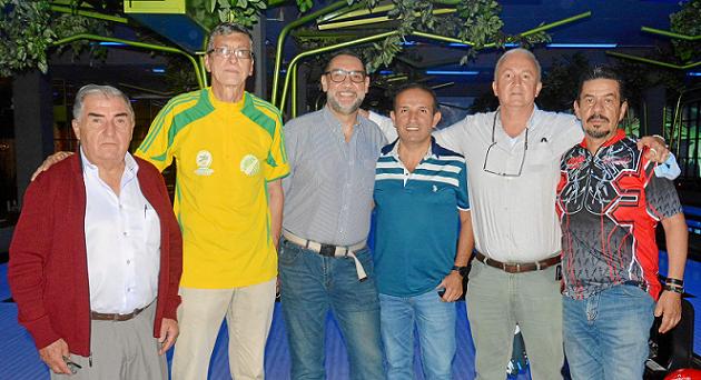 Jairo Ocampo, Jorge Azuero, Andrés Felipe Beltrán, César Augusto Hincapié, Juan Fernando Delgado y José Fernando Hinestroza.