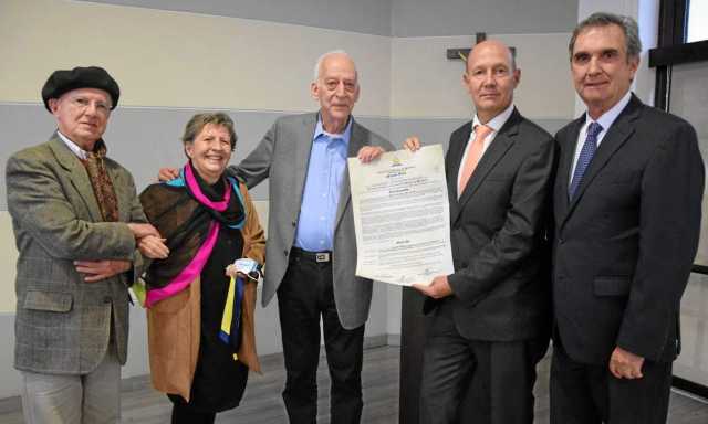 Carlos-Enrique Ruiz, María Victoria Jaramillo, Carlos Eduardo Vasco Uribe, Carlos Eduardo Jaramillo Sanint e Iván Escobar Escoba