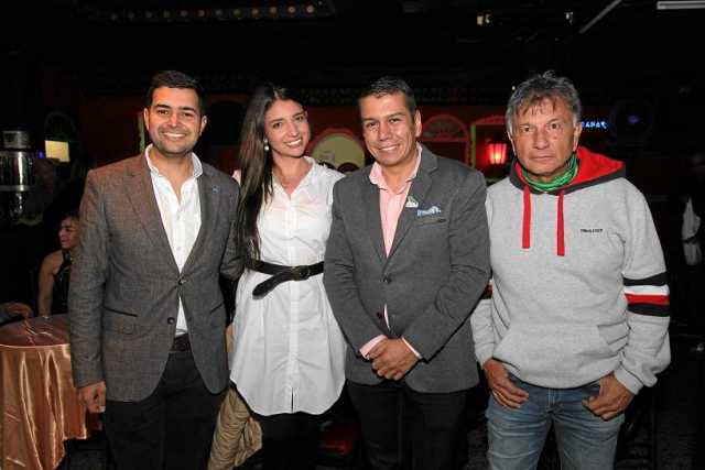 Tania Carolina Corrales Sánchez, Carlos Alberto Herrera Ospina, Juan José Silva y Fernando Arcila Castellanos.