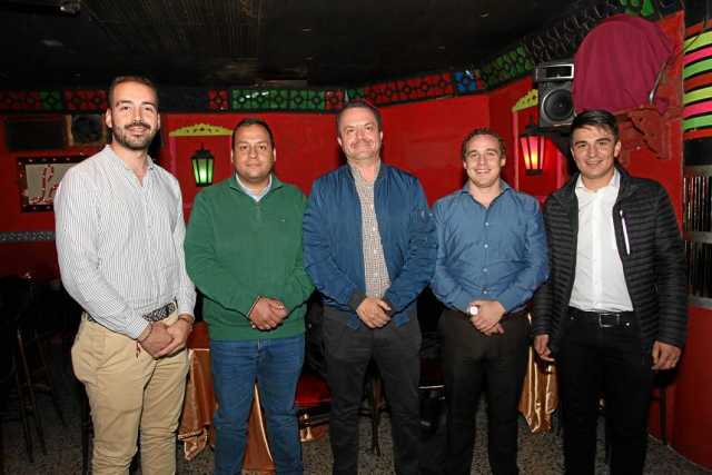 Carlos Eduardo Mejía, Simón Ramírez, Alejandro Barrera, Juan Felipe Jaramillo,Camilo Naranjo.