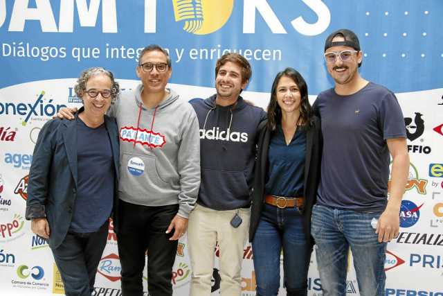 Los conferencistas: Miguel De Narváez, Director Miguel De Narváez Música y Estrategia; Bernardo Serna, Presidente Productos Ramo