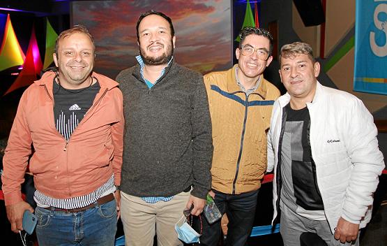 Iván Dario Buitrago, Nelson Ario Padilla, Moisés Morales y Humberto Pinilla.