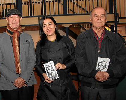 Germán Ocampo Cardona, Marcela Vélez Quiceno y Albeiro Valencia Llano.