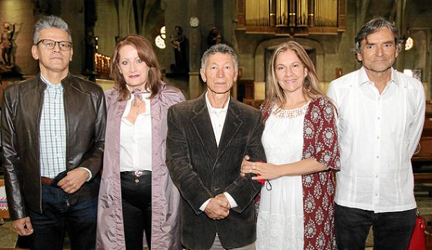 Víctor Raúl Ramírez, María Eugenia Quintero, Gilberto Posada García, Mónica Pérez Escobar y Gilberto Cardona Rodas. 
