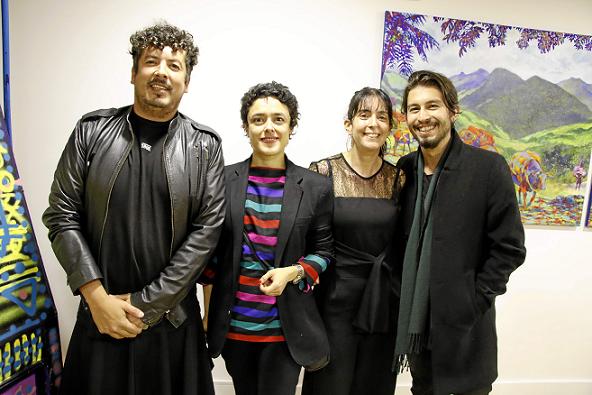 Santiago Dussán, Laura Puerta Barco,Carolina Castaño y Alejandro Valencia.