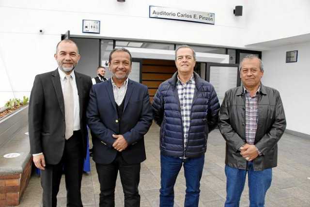 Martín Jaír Sánchez Gallego, Fabián Giraldo Trejos, Yesid López y Carlos Álape Valencia.