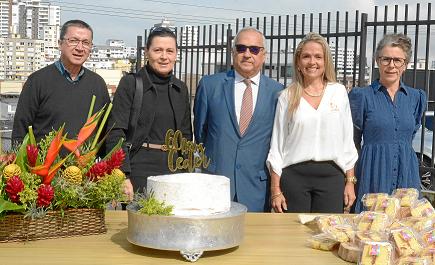 Junta Directiva del Ceder. En la foto: Jhon Jairo Escobar Correa, Ángela María Toro, Darío Gómez Jaramillo, Adriana Arango Gómez