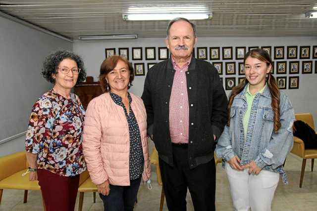 Claudia Torres Arango, Adela María Ceballos, Gonzalo Duque Escobar y Natalia Uribe.