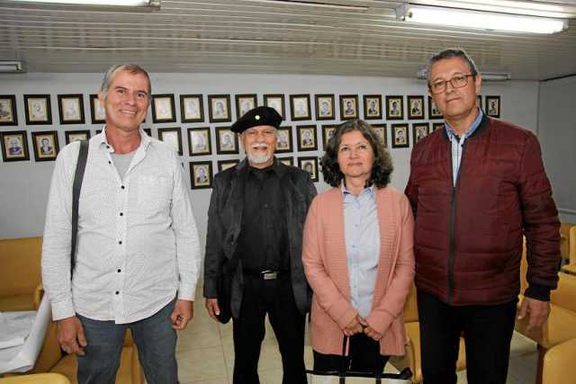 Edgar Bustamante, Saul Sánchez, Blanca Rocio Ríos y Luis Fernando Sánchez.