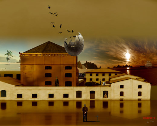 fotografía digital realizada por el manizaleño Javier Velásquez sobre la obra de Gabriel García Márquez  