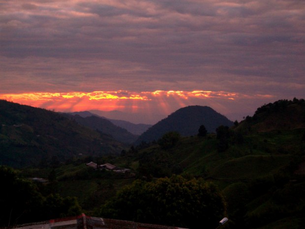 Hermoso amanecer en Pensilvania 