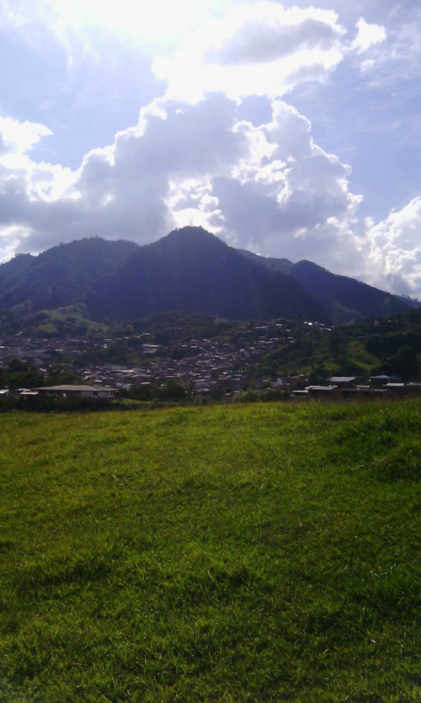 Paisaje en Riosucio (Caldas)