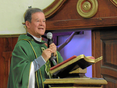 El presbítero Luis Gonzaga García Vásquez, oriundo de la vereda Campoalegre de Aranzazu, y religioso de la comunidad de Misioner