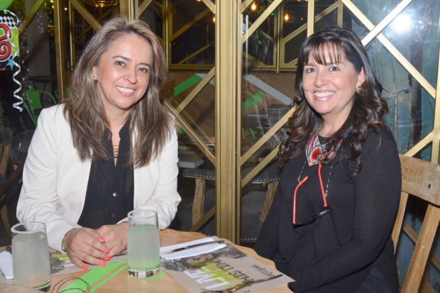 Luz Amparo Espitia Castellanos y Diana de Salazar se reunieron en el restaurante Cortesana.
