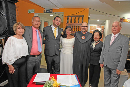 Foto | Argemiro Idárraga | LA PATRIA Nelly Cardona, Germán López, Germán Mauricio y Luz Helena, José Riquelme Triana Lezama, Mar