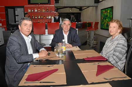 Foto | José Fernando Tangarife | LA PATRIA Luis José Londoño Arango, Víctor Eduardo Londoño y Nelly Arango de Trujillo.