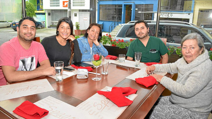 Óscar Rojas Vásquez, Marian Pérez López, María Cecilia López Tobón, Luis Guillermo Agudelo Arango y Rubiela Arango Ramírez.