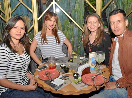 Natalia Zea Torres, María Alejandra Montealegre, Libia Granados Mora y Germán Gómez Hernández.