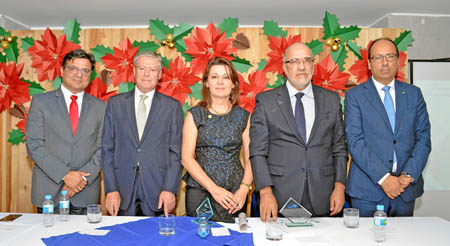  Gerson Orlando Bermon Galavis, director Territorial de Salud de Caldas; Aurelio Calderón Marulanda, presidente de la Junta Dire