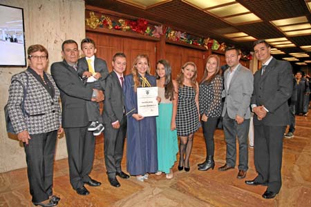 Mariela Montoya de Flórez, Ricardo Flórez Montoya, Juan Miguel Moncada Flórez, Francisco Javier Restrepo, Valeria Flórez Arango,
