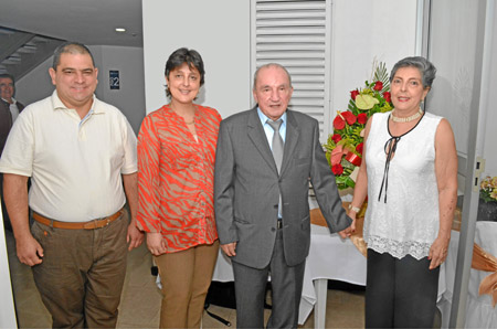 Felipe Henao Gómez, Ramón Henao Jaramillo, Amparo Gómez de Henao y Liliana Henao de Zúñiga.