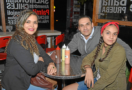 Luz Mary Guzmán, Leonardo Duque y María Fernanda Duque.