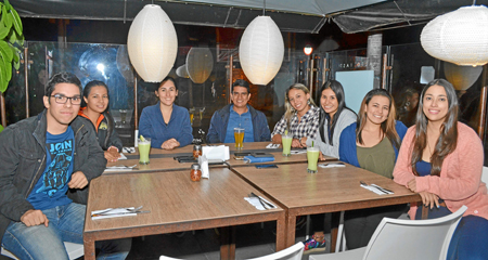 Carlos Robayo, Verónica Prada, Fernanda Obando, Pablo Chica, Catalina Sabogal, Liseth Tello, Stephanie Galvis y Eliana Arango.