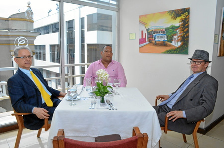 Diego María Arias Agudelo, José Cuello y Oley Trujillo.