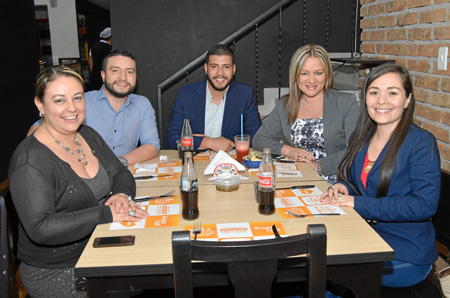 Juliana Cárdenas, Daniel Giraldo, Andrés Londoño, Johana Marín Maya y Sandra Lucía Serna.