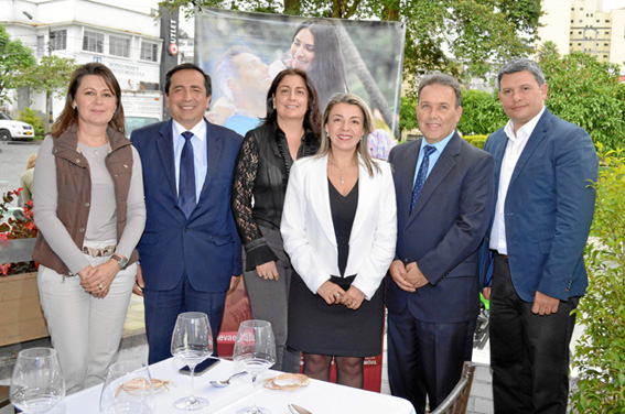 Ángela María Toro, gerente S.E.S Hospital de Caldas; Campo Elías Castillo Pinilla, especialista en radiología; María Corena Sern