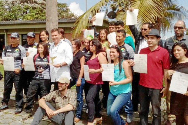 Los participantes recibieron 880 horas de capacitación, desde agosto del año pasado, con 12 salidas de campo bajo la orientación