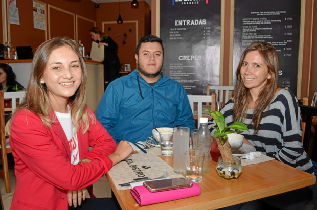 Valeria Jaramillo, Juan Camilo Zuluaga y Carolina Giraldo.