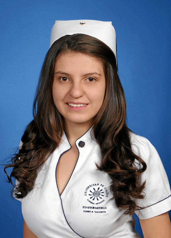 Daniela Valencia Arboleda recibió el título de Enfermera Superior que le otorgó la Universidad de Caldas. Oriunda del corregimie