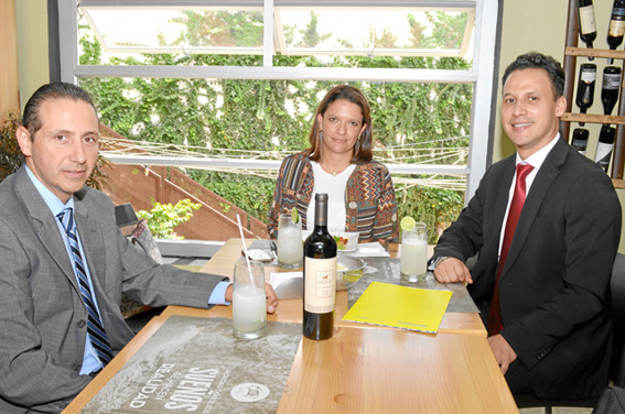 Felipe Agudelo Ochoa, Clara Inés Gómez Gutiérrez y Julián Cárdenas Fonseca.