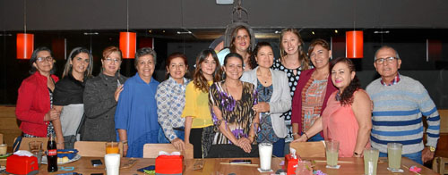 María Inés Arias, María Teresa Arcila, María Beatriz Hoyos, María Clemencia López, Lina Esperanza Serna, Manuelita Alzate, Solán